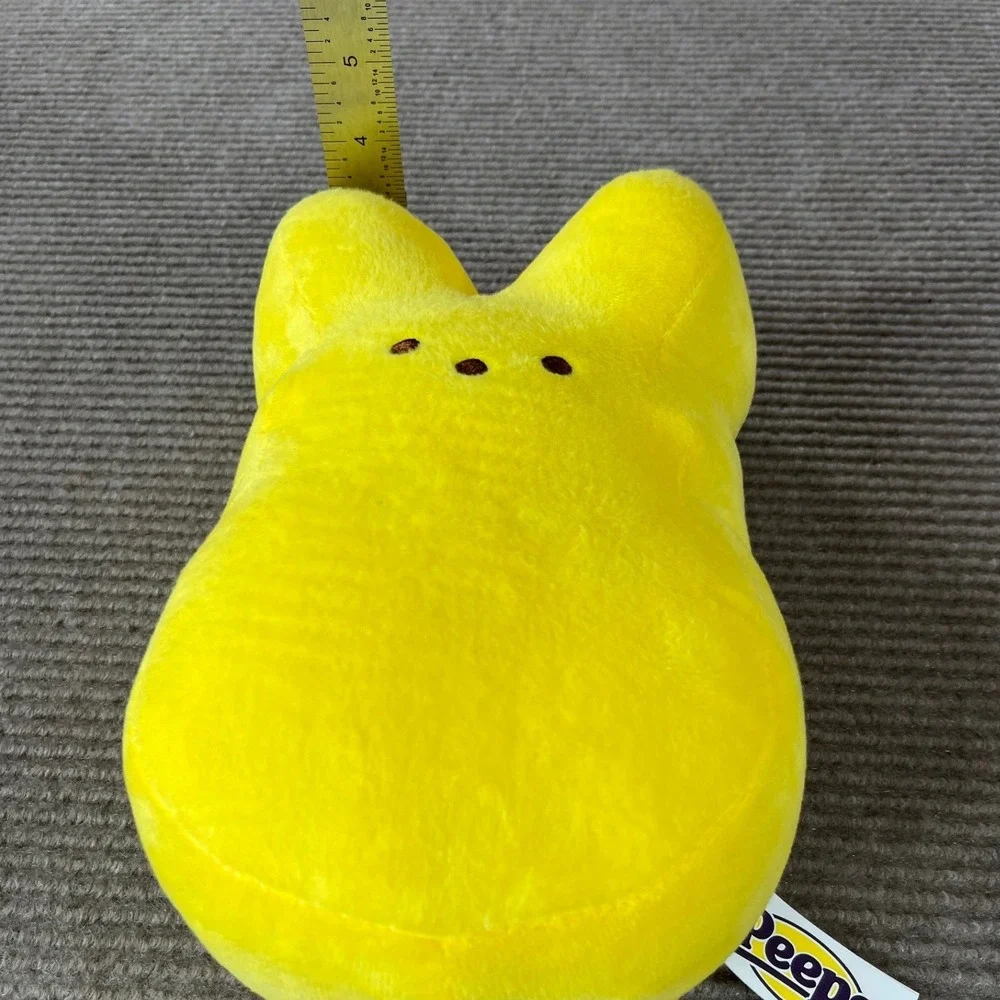 Peeps‎ Plush Bunny Yellow Easter Marshmallow Soft Toy 9 Inch Official Brand NWOT